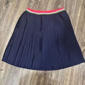 New Gap Kids Navy Pleated Skirt Size Large